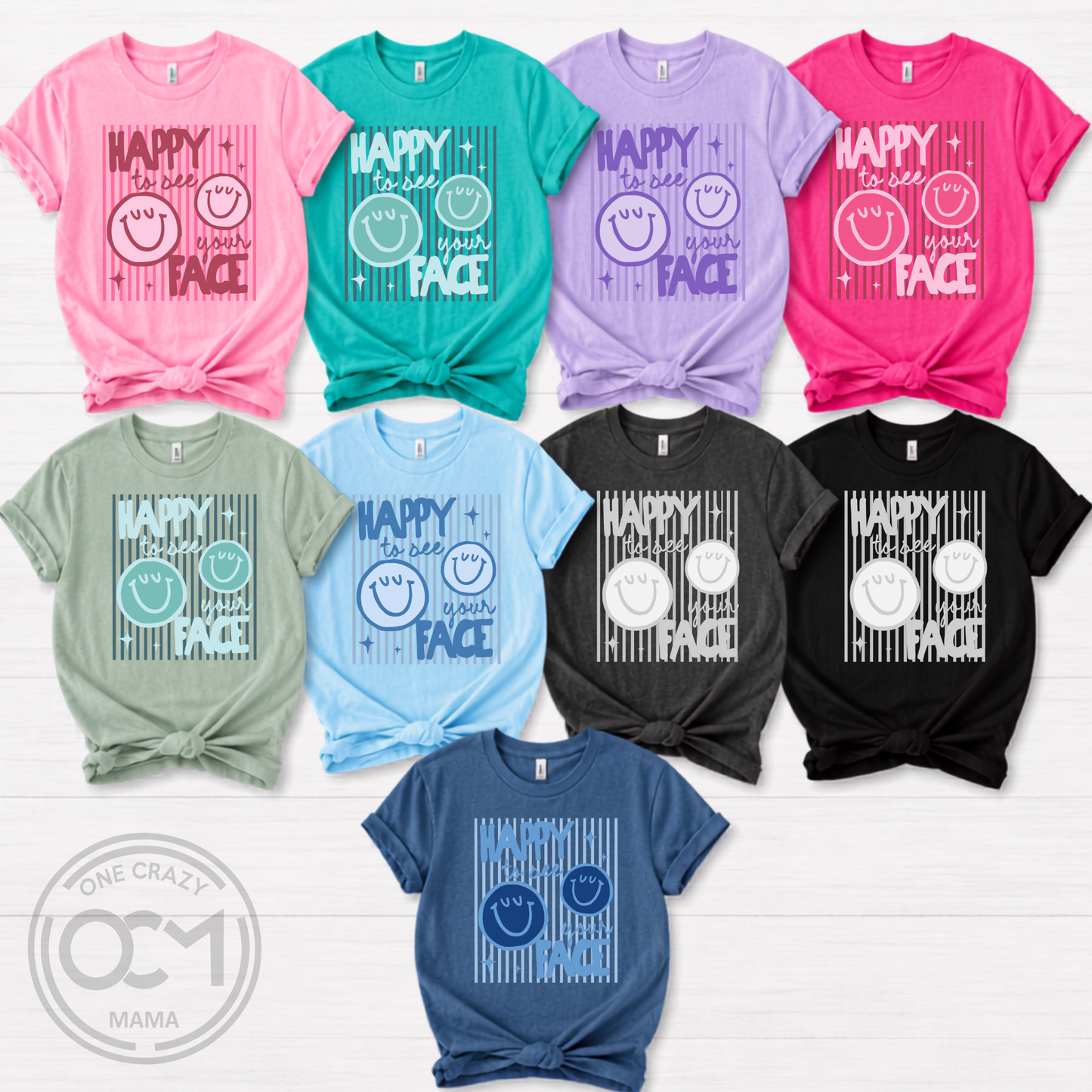 Adult - Unisex Tee (Happy)