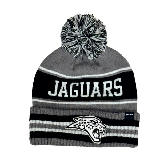 Jaguar Heather Pom Beanie