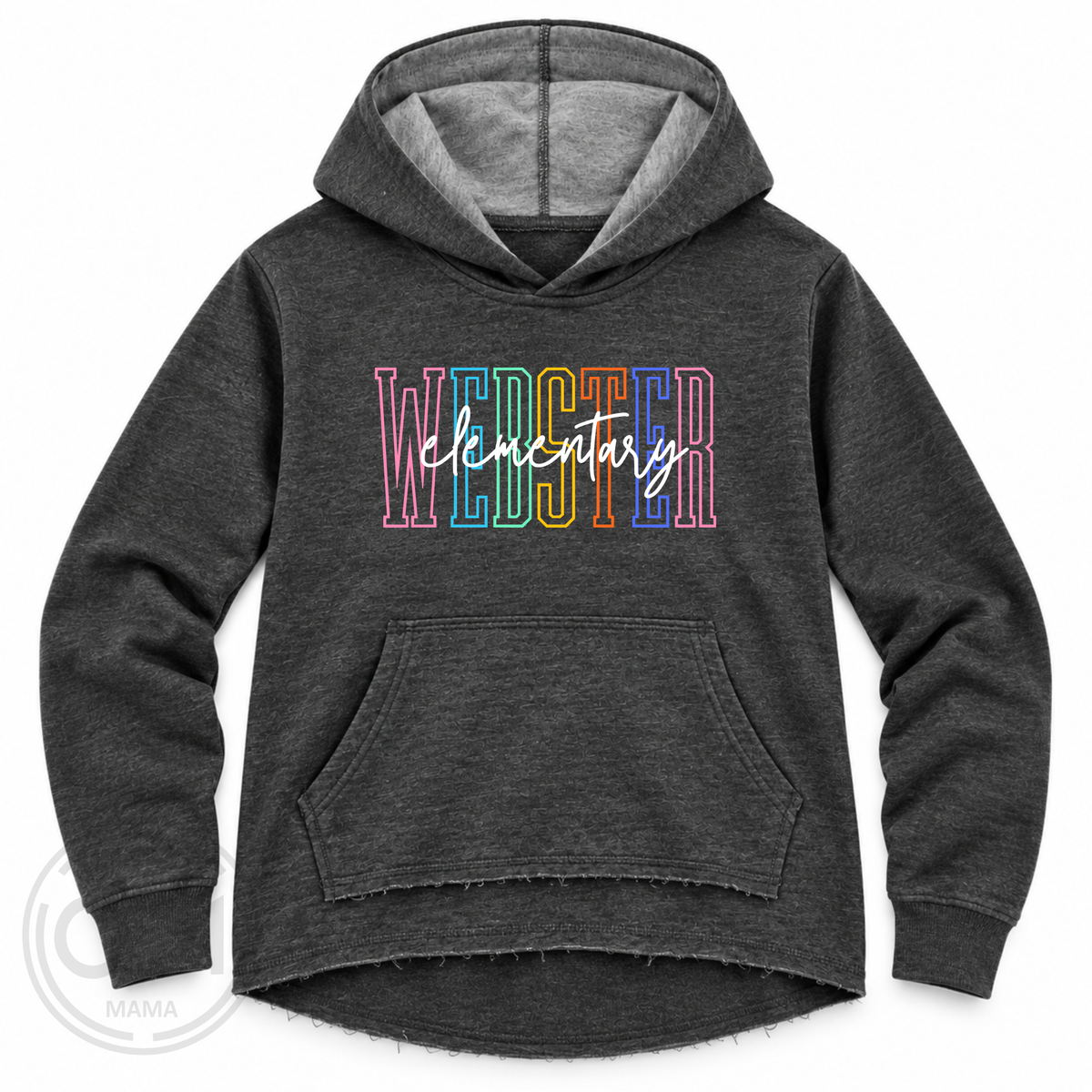 Youth (Girls) - Raw Edge Lightweight Hoodie| Webster Elementary