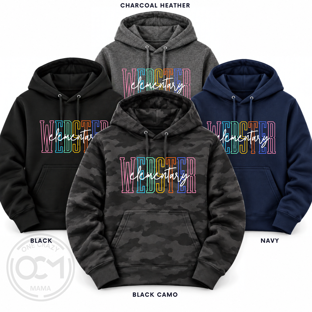 Adult & Youth Midweight Hoodie | Webster Elementary