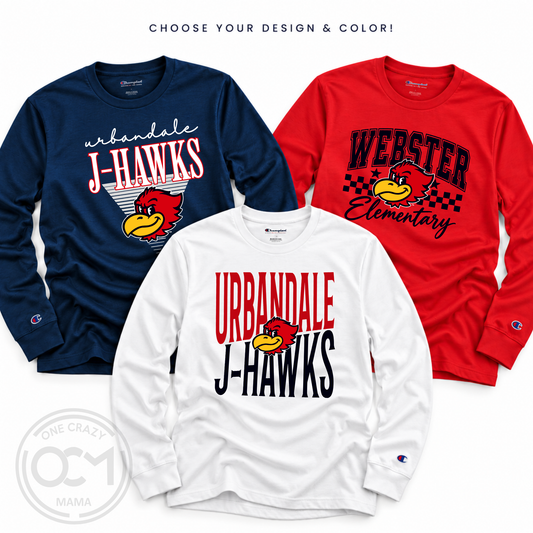 Adult & Youth Long Sleeve Tee | Webster Elementary