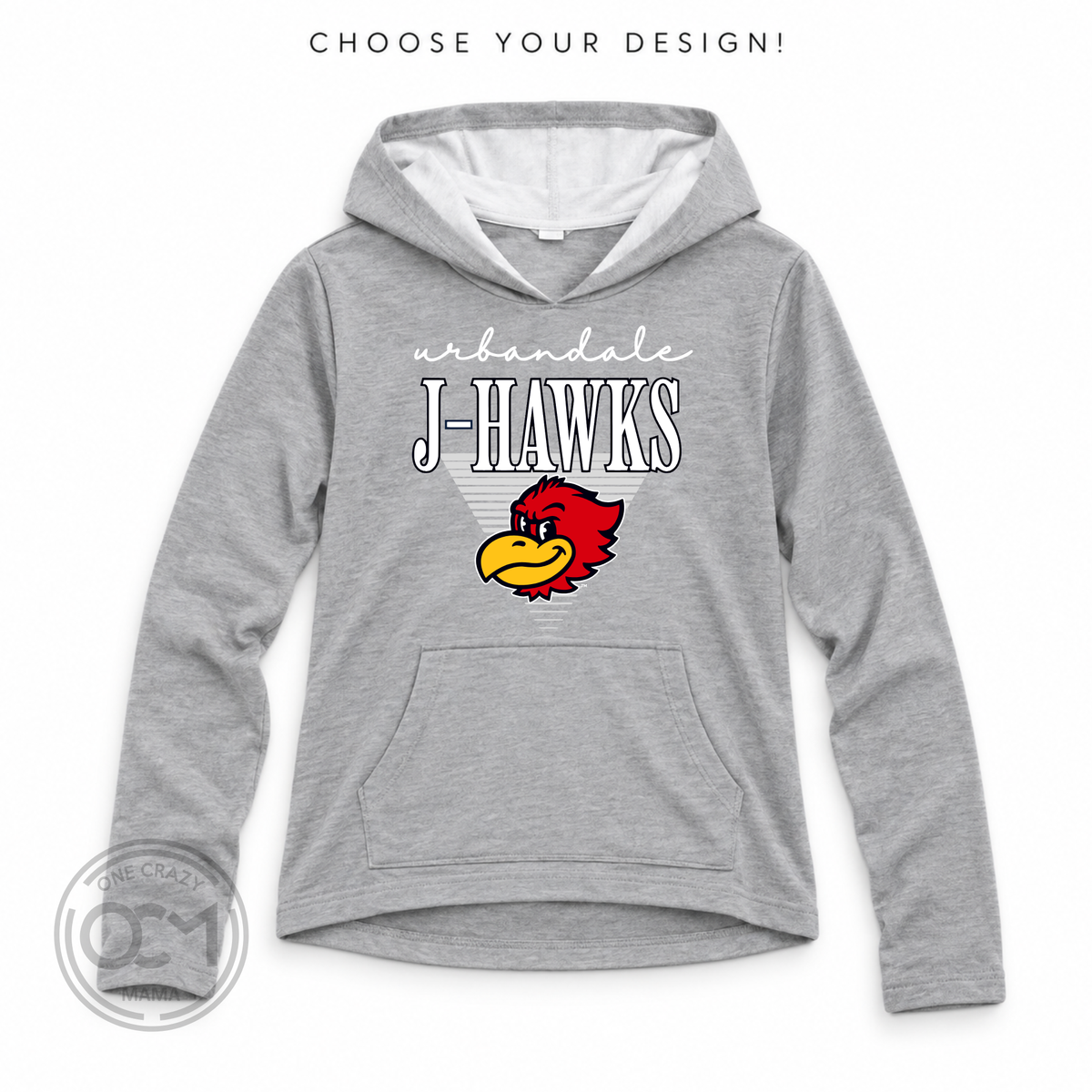 Youth (Girls) - Raw Edge Lightweight Hoodie| Webster Elementary
