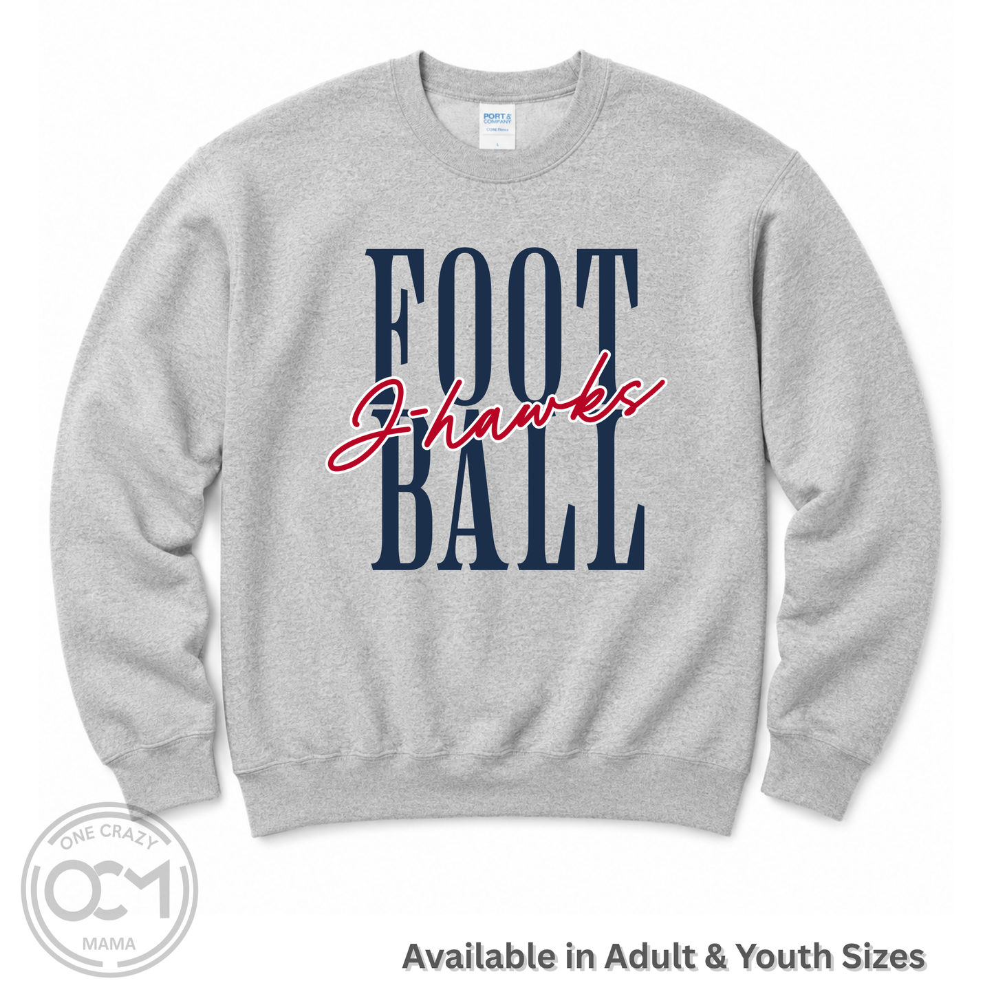 Port & Co - Crewneck Sweatshirt (Urbandale Football)