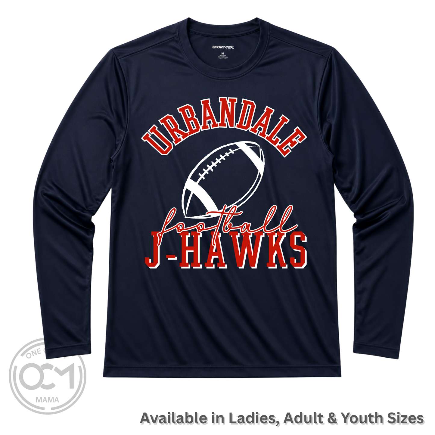 Sport Tek - Dri Fit Long Sleeve Tee (Urbandale Football)