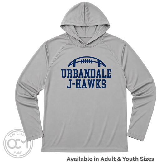 Sport Tek - Dri Fit Long Sleeve Hooded Tee (Urbandale Football)