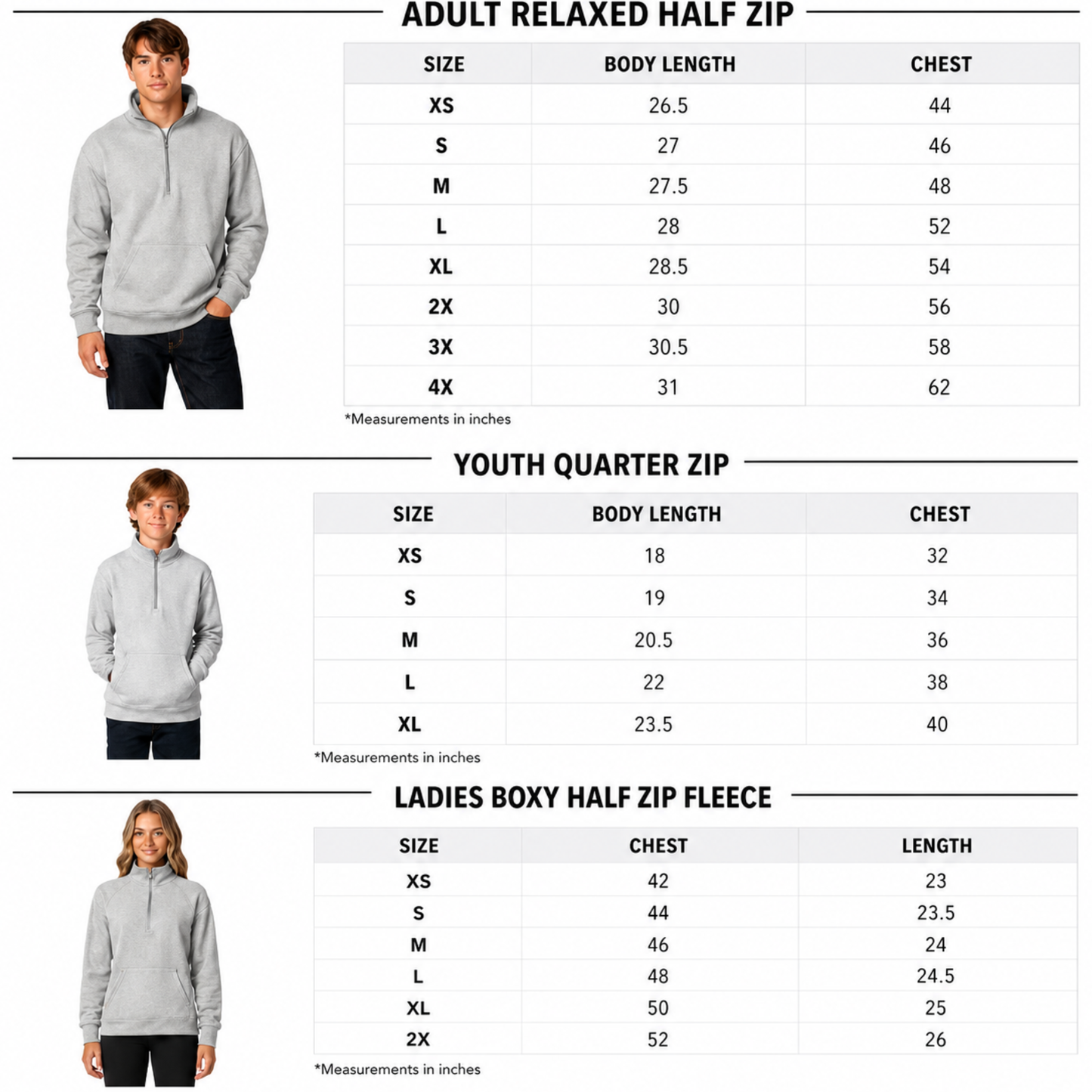 Enza - Half Zip Fleece (Urbandale Football)