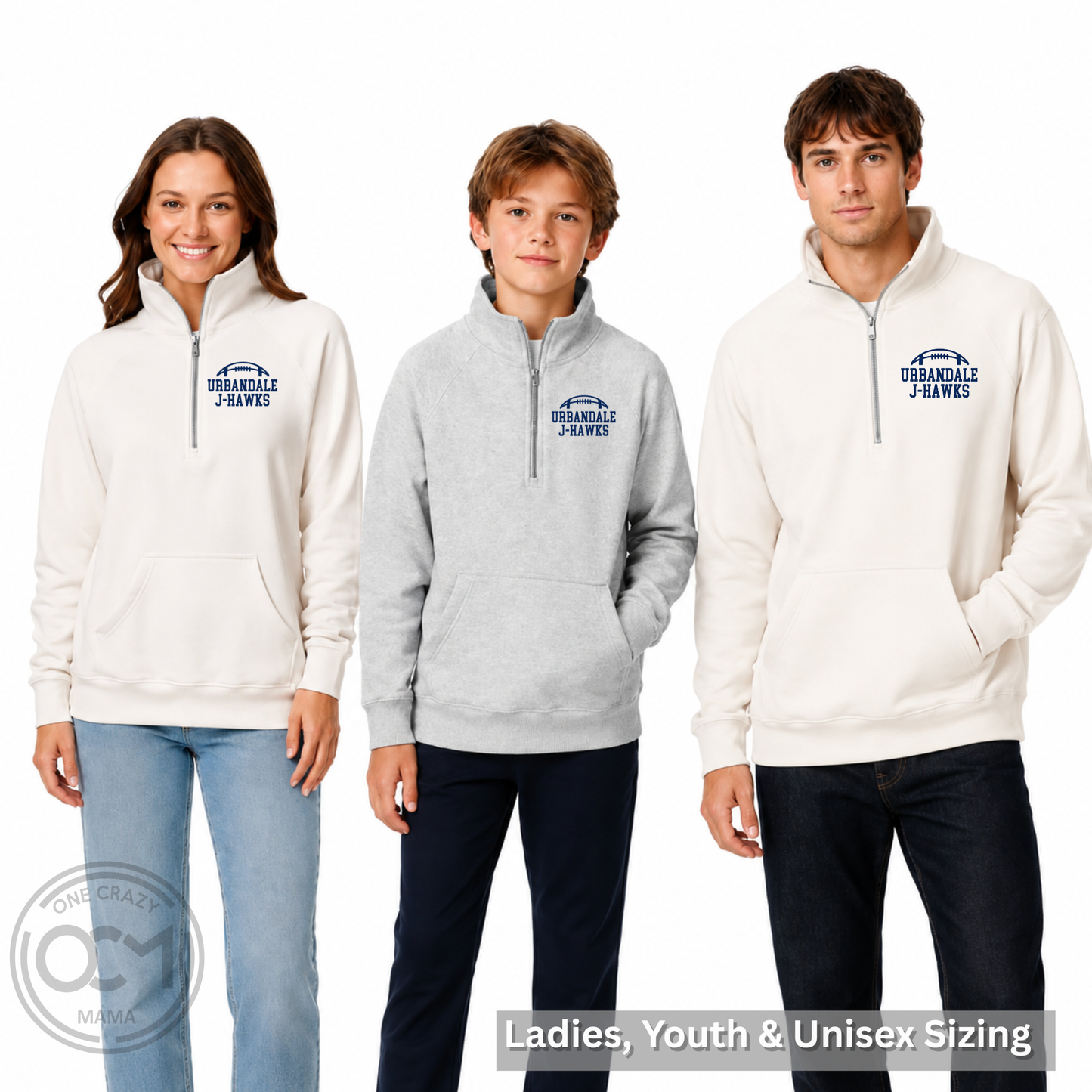 Enza - Half Zip Fleece (Urbandale Football)