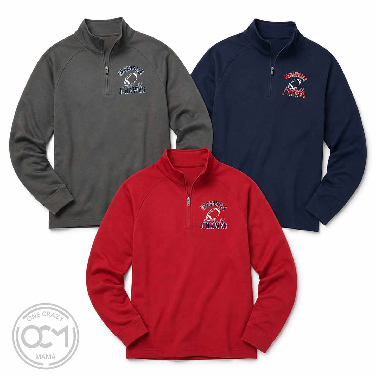 Port Authority - 1/4 Zips (Urbandale Football)