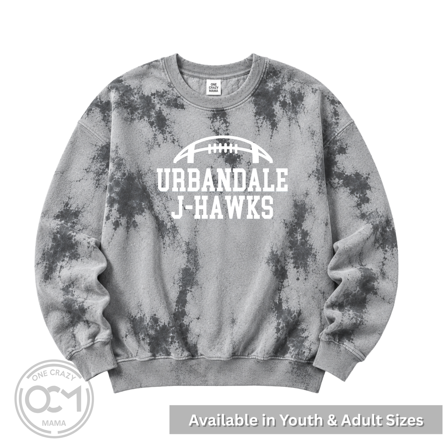 Comfort Colors - Colorblast Crewneck (Urbandale Football)