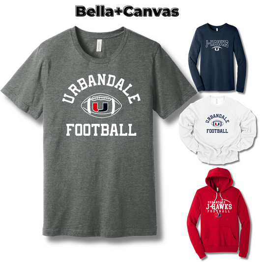 Adult & Ladies - Bella + Canvas Apparel - (Urbandale Football)