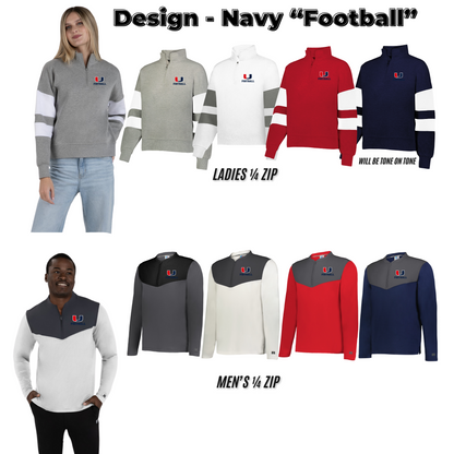 Adult & Ladies - Holloway 1/4 Zips (Urbandale Football)