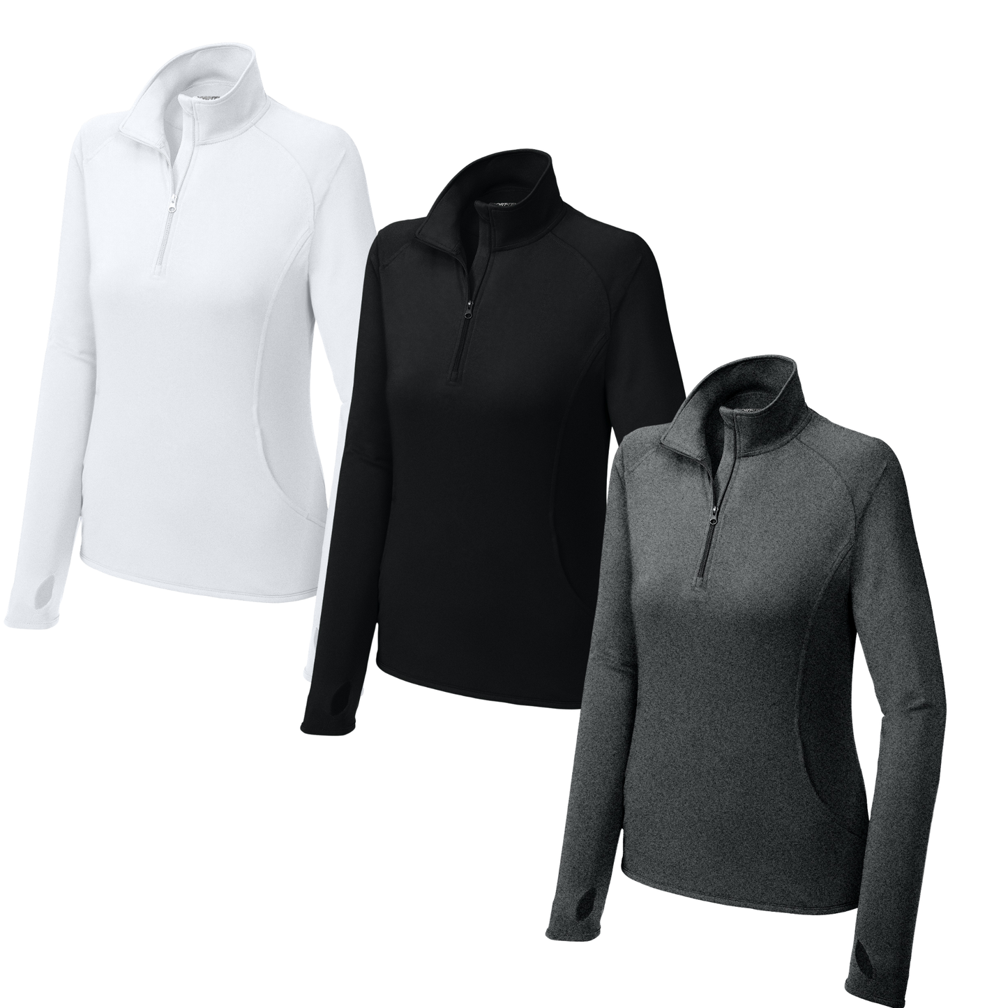 Adult & Ladies - Sport-Tek Stretch 1/4-Zip (North Metro Wrestling)