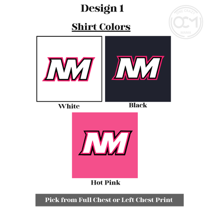 Ladies - District V-Neck Tee (North Metro Wrestling)