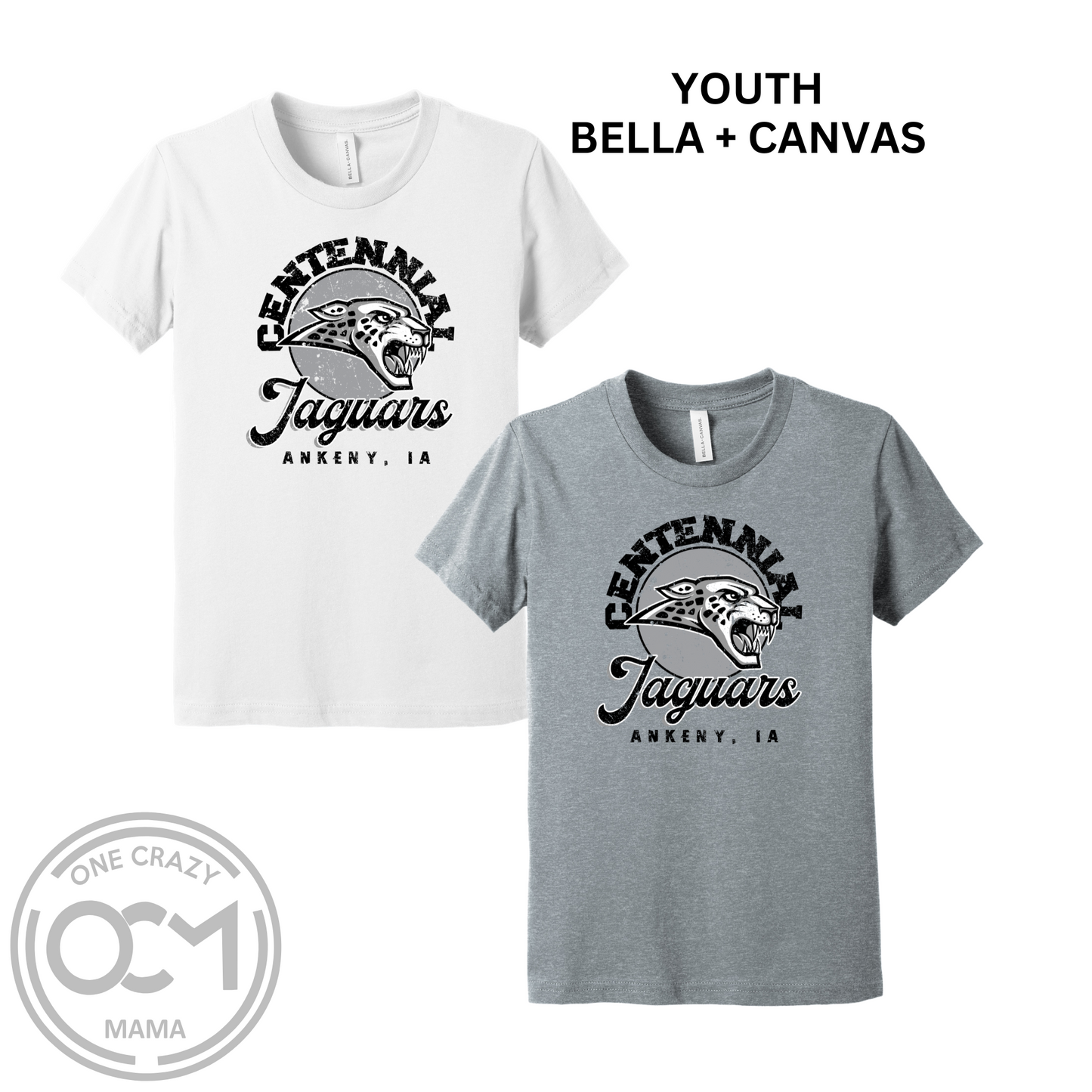 Youth - Unisex Tee - (Centennial Jaguars Collection)