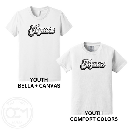 Youth - Bella or Comfort Colors Unisex Tee - (Centennial Jaguars Collection)