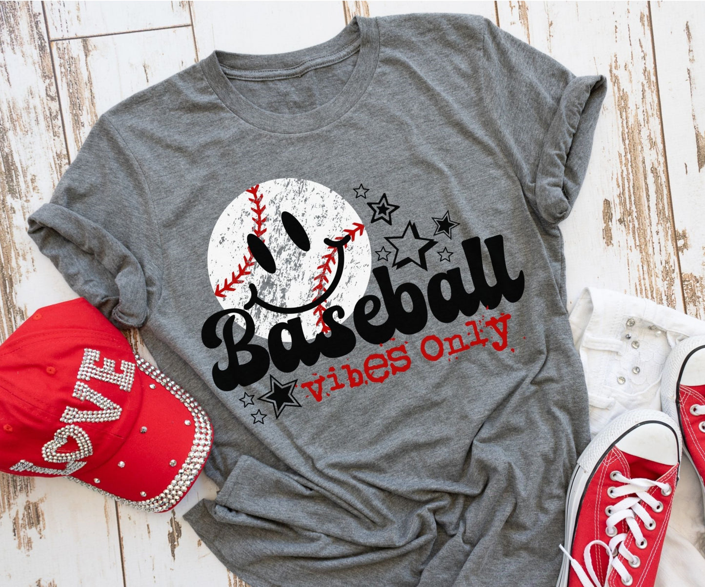 Adult - Unisex Tee (Baseball Vibes Only)