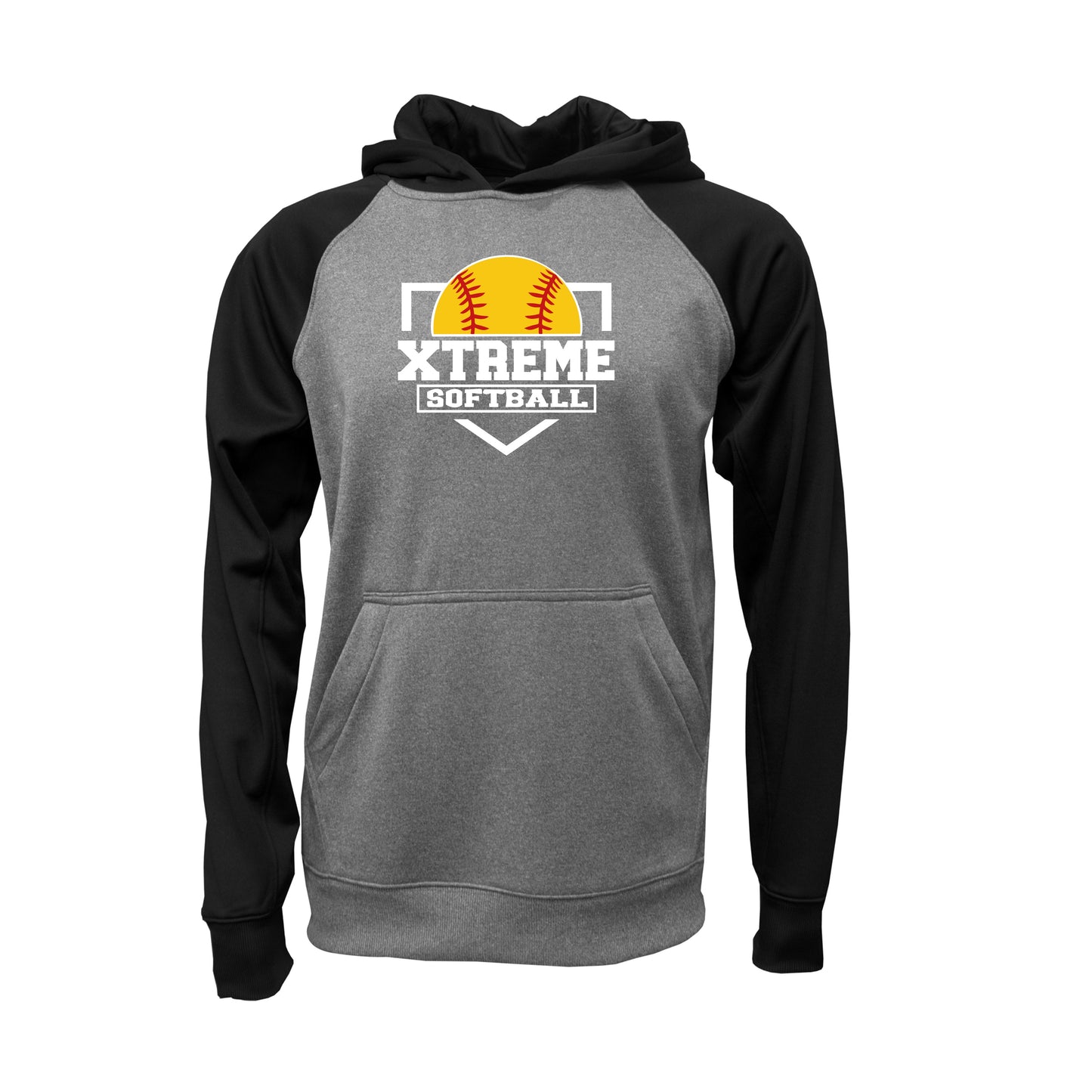 Youth & Adult - Unisex Performance Fleece Raglan Hoodie - (Xtreme Softball)