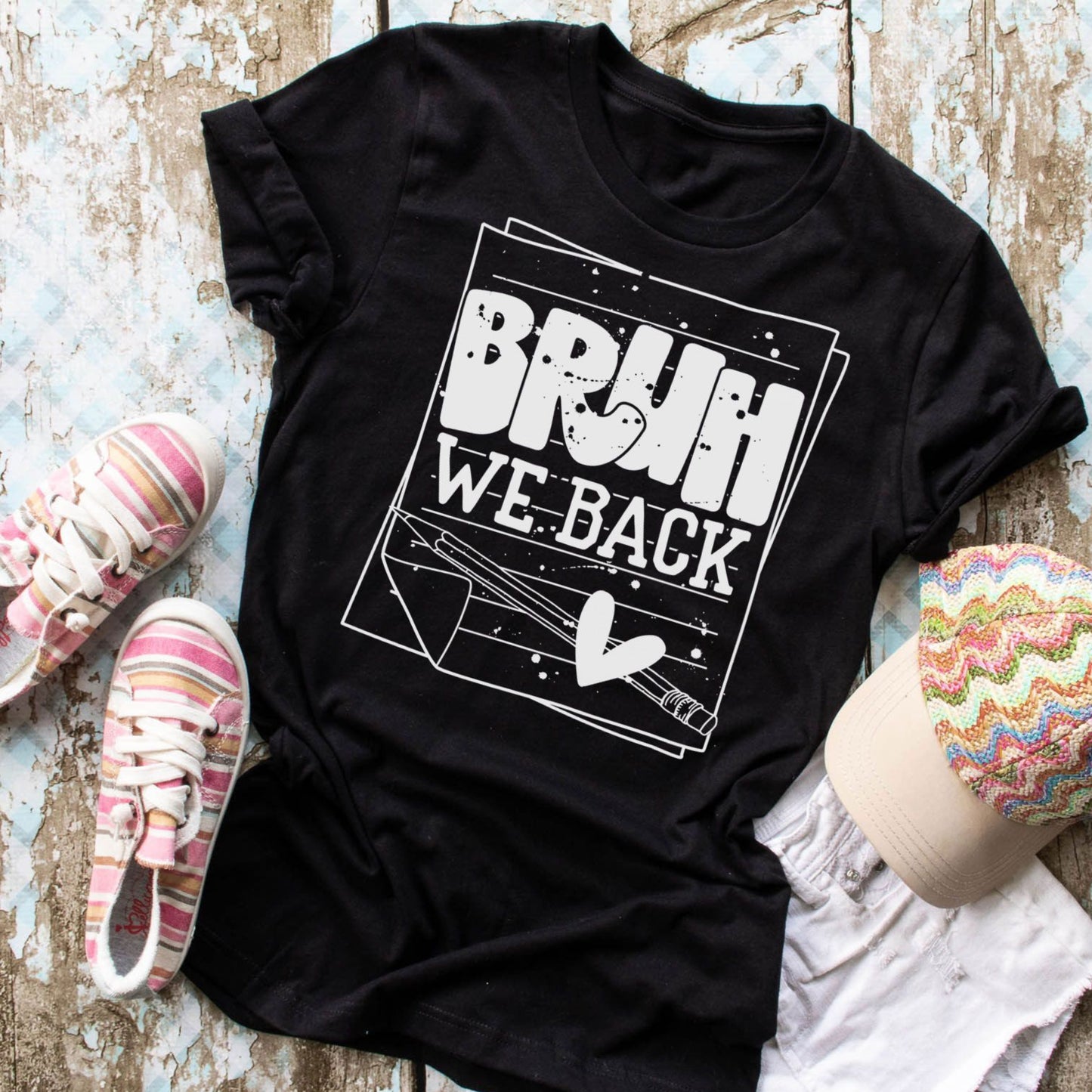 Adult - Unisex Cotton/Poly Tee (Bruh - We back)