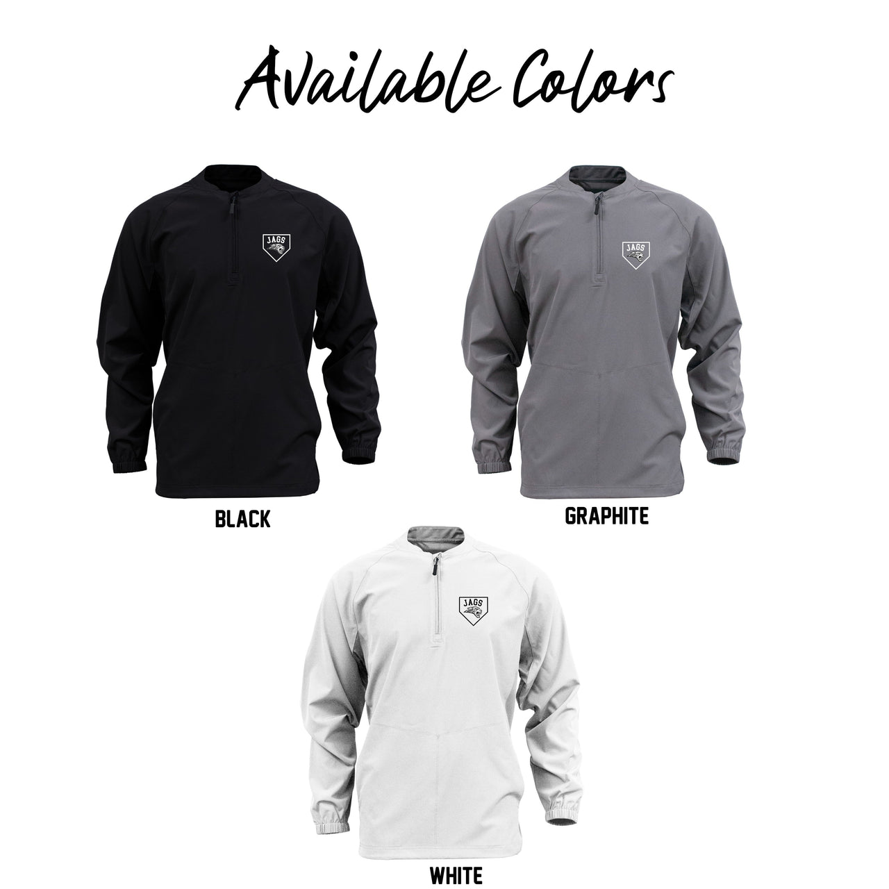 Adult & Youth - Cage Long Sleeve 1/4-Zip Jacket - (ACHS Baseball 2024)