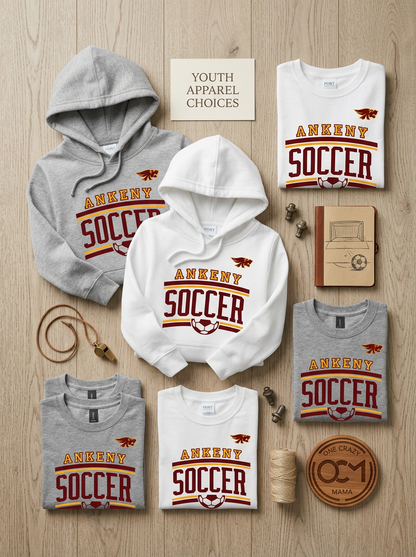 Youth - Multiple Apparel Options (Ankeny Hawks Soccer)