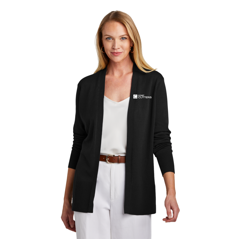 Ladies - Brooks Brothers Cotton Stretch Long Cardigan Sweater (Cost Cutters)