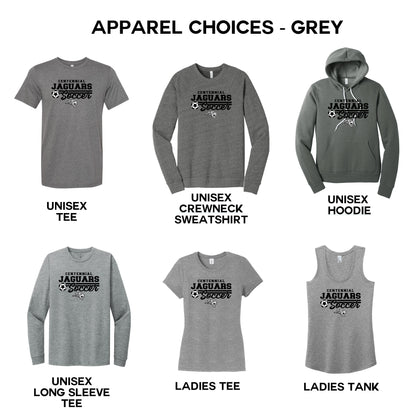 Adult - 6 Apparel Options to pick from (Centennial Jaguars Soccer)