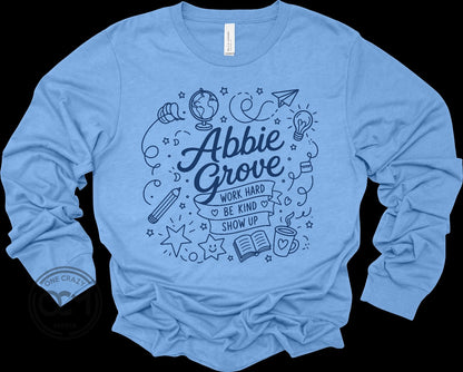 Bella+Canvas - Unisex Long Sleeve Tee (Abbie Grove Elementary)