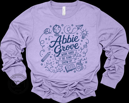 Bella+Canvas - Unisex Long Sleeve Tee (Abbie Grove Elementary)
