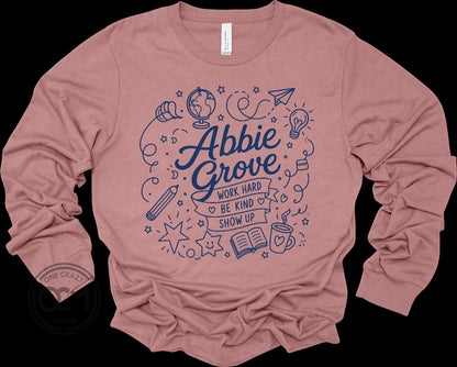 Bella+Canvas - Unisex Long Sleeve Tee (Abbie Grove Elementary)