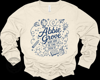 Bella+Canvas - Unisex Long Sleeve Tee (Abbie Grove Elementary)