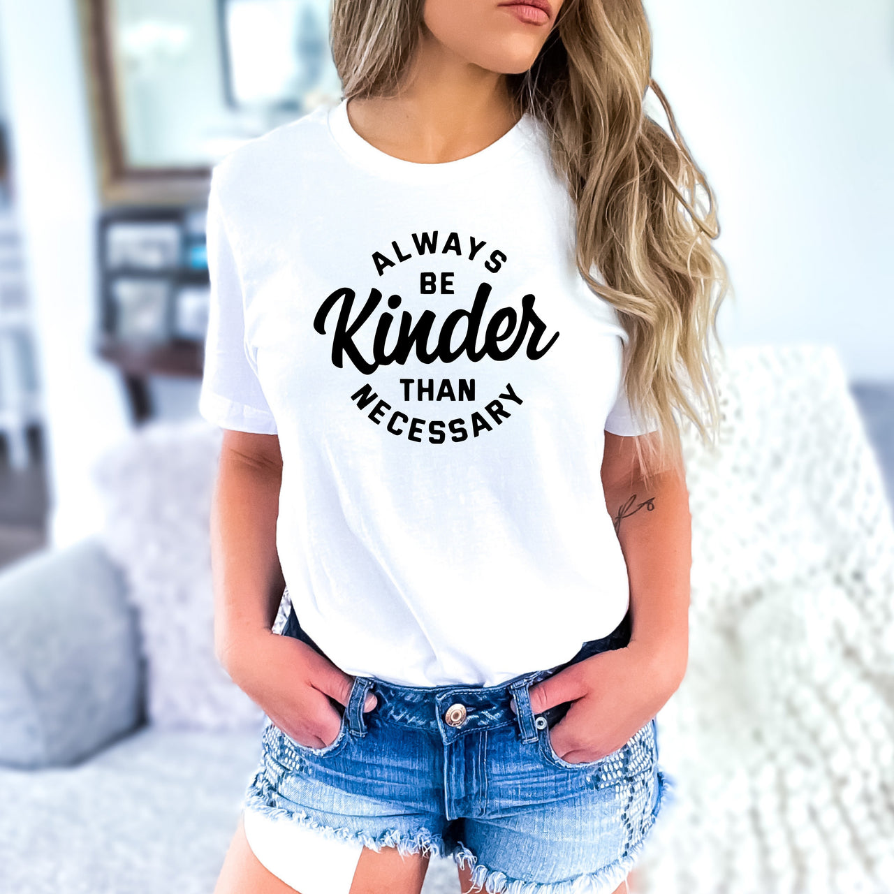 Adult - Unisex Cotton/Poly Tee (Always be Kinder)
