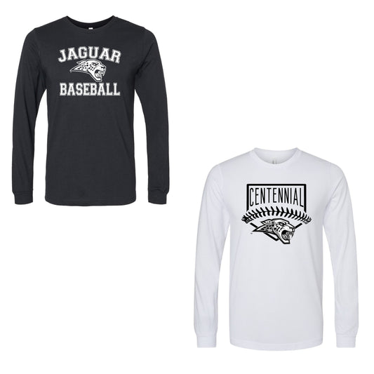 Youth - Unisex Long Sleeve Tee - (Centennial Baseball)