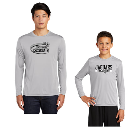 Adult & Youth - Performance Long Sleeve Tee (Jaguar Cross Country)