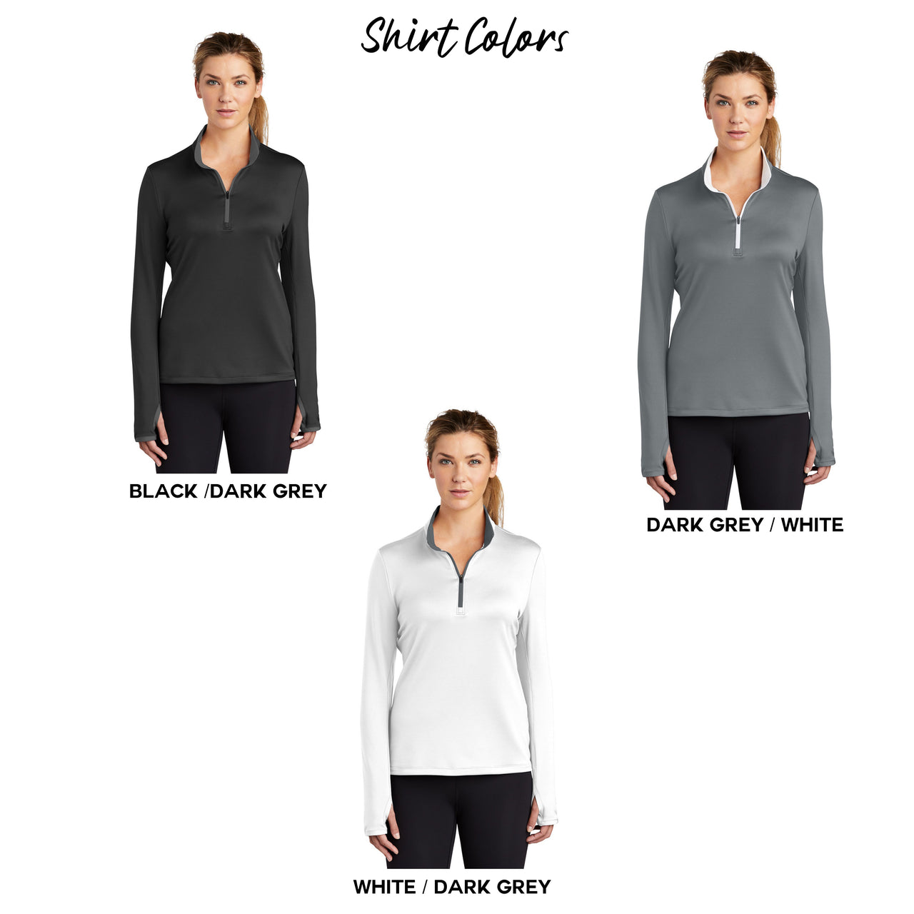 Ladies - Nike Dri-Fit Stretch 1/2 Zip Pull Over- (Ankeny Real Estate Group)