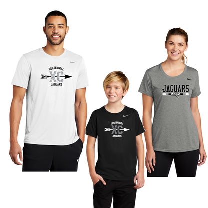 Adult, Ladies & Youth - Nike Legend Tee - (Jaguar Cross Country)