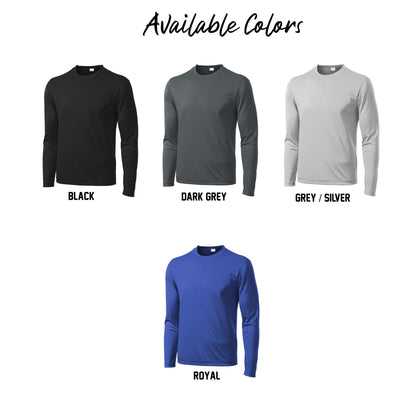 Adult & Youth- Sport Tek Performance Long Sleeve Tee (Ankeny Mustangs Baseball)