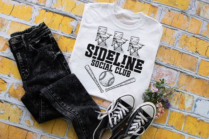 Sideline Social Club - Adult - Bella Unisex Cotton/Poly Tee