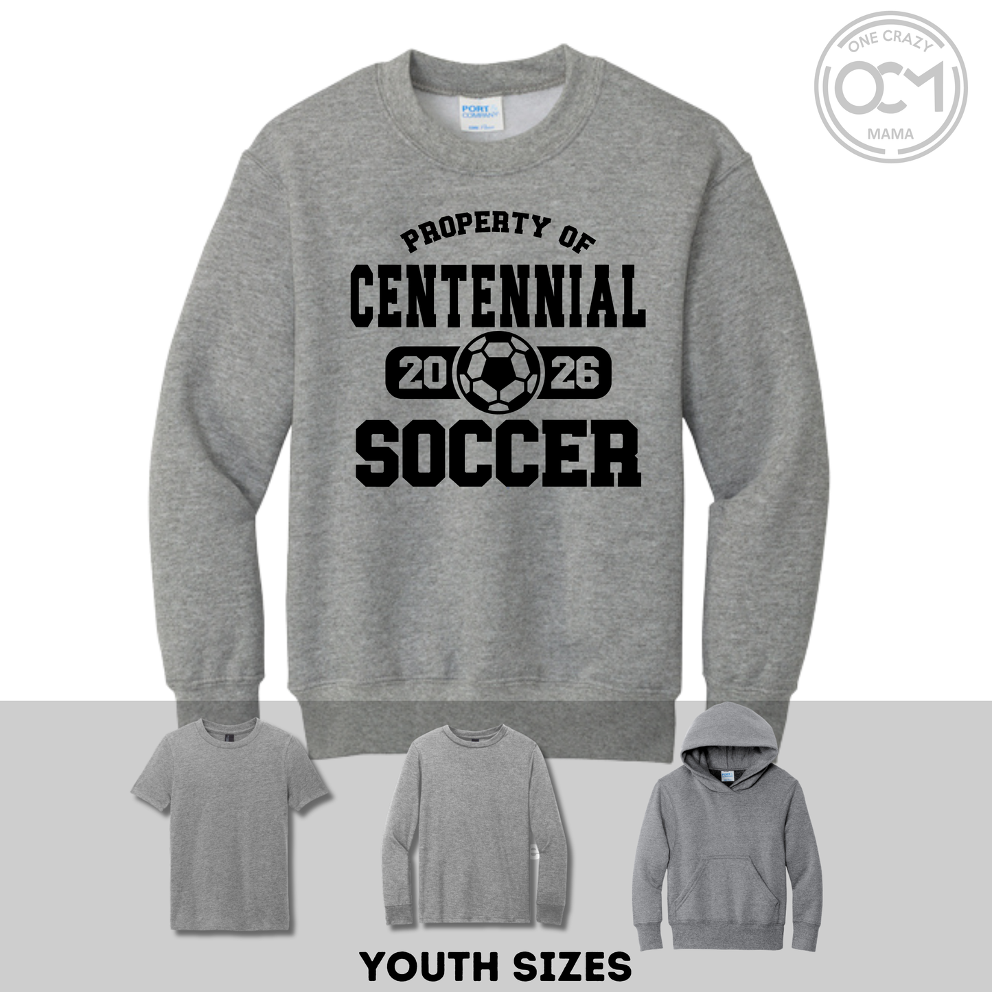 Youth - Multiple Apparel Options (Centennial Jaguars Soccer)