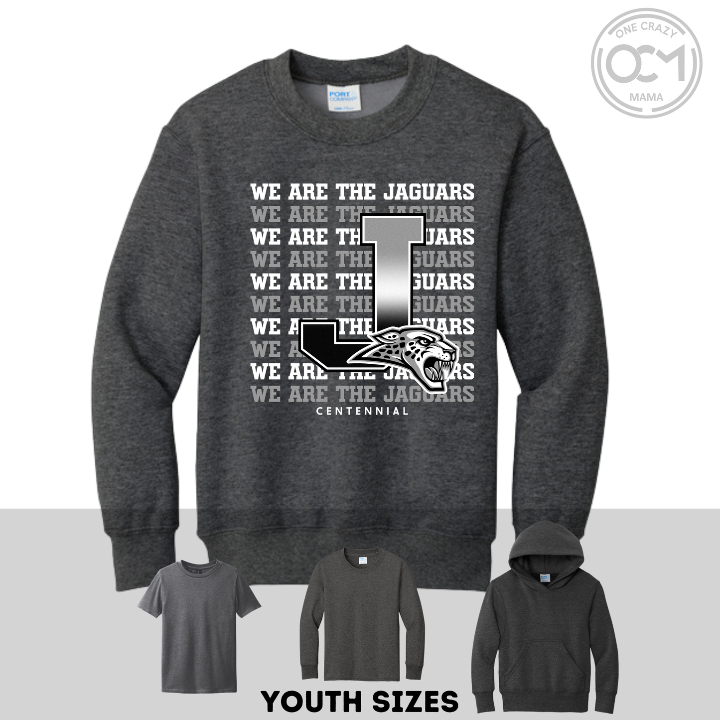 Youth - Multiple Apparel Options (Centennial Jaguars Collection)