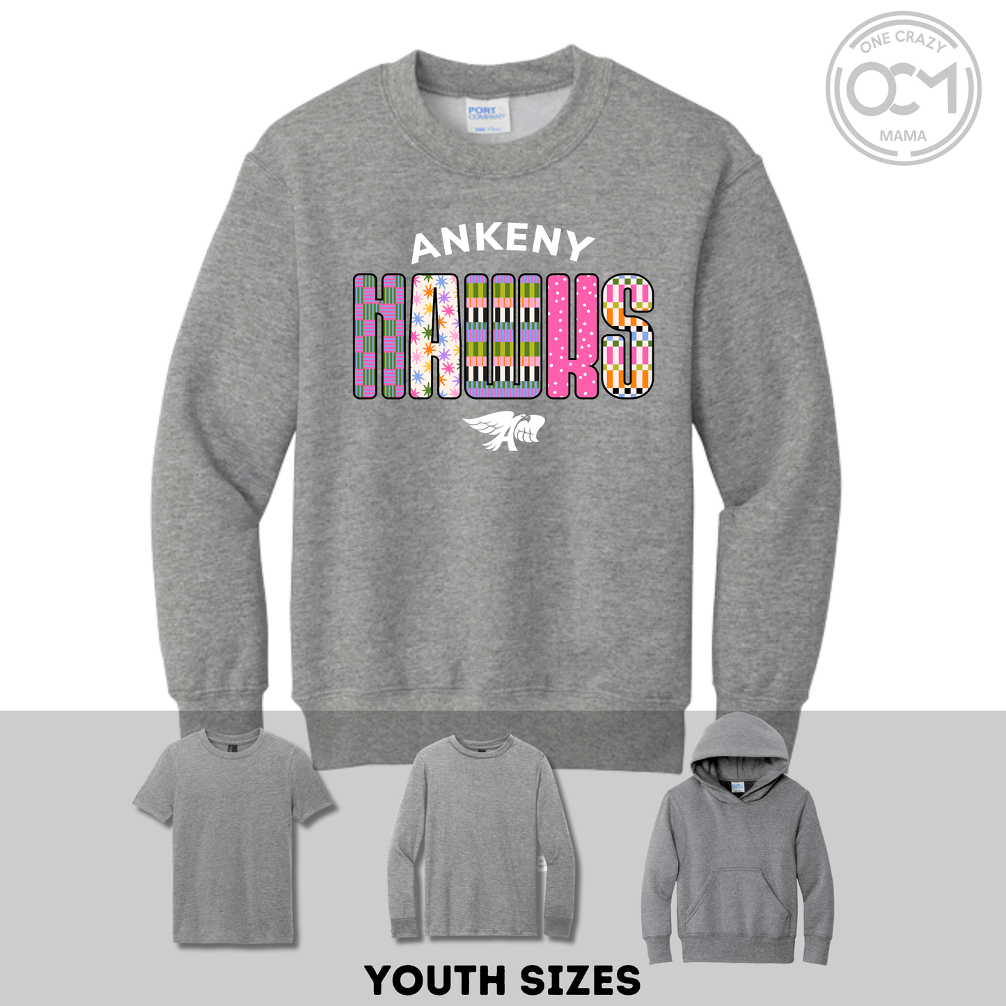 Youth - Multiple Apparel Options (Ankeny Hawks Collection)