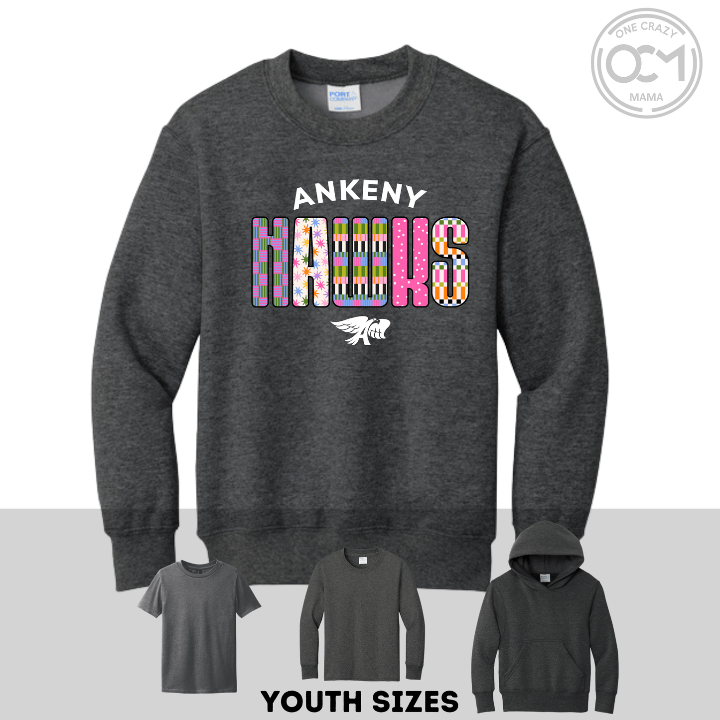 Youth - Multiple Apparel Options (Ankeny Hawks Collection)