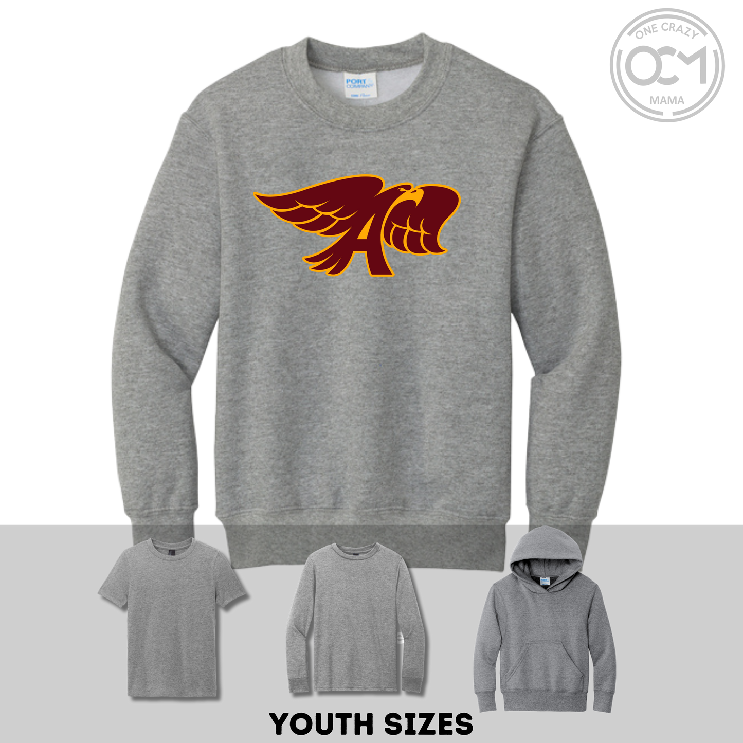Youth - Multiple Apparel Options (Ankeny Hawks Collection)