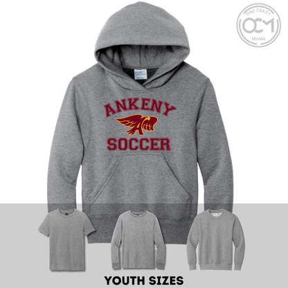Youth - Multiple Apparel Options (Ankeny Hawks Soccer)