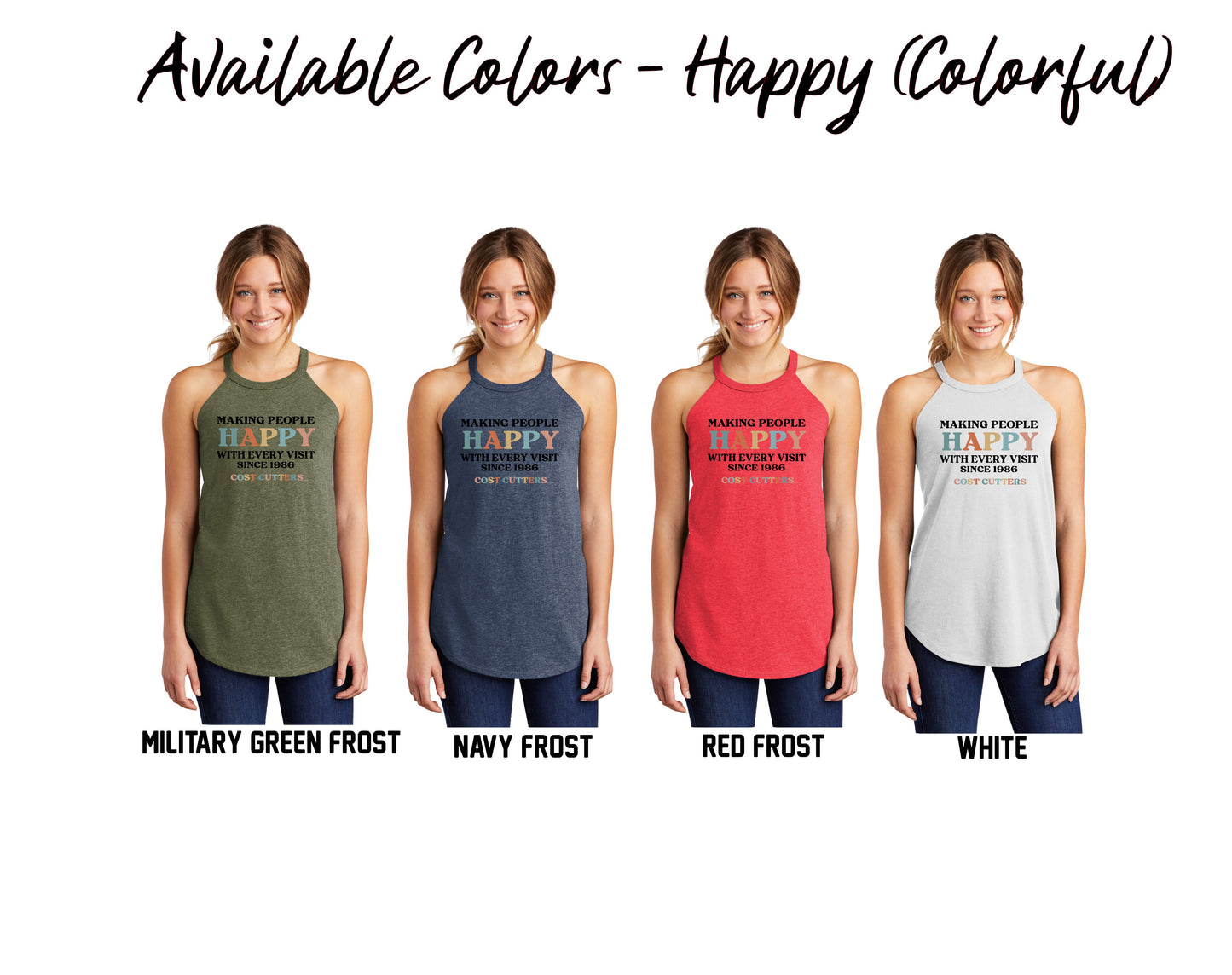 Ladies - Perfect Tri ® Rocker Tank - (Cost Cutters)