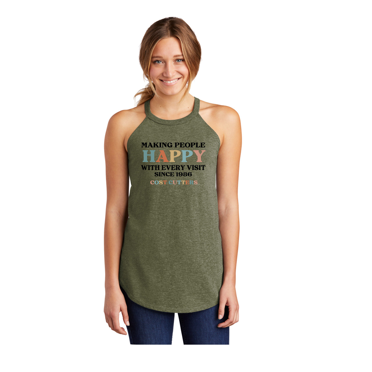 Ladies - Perfect Tri ® Rocker Tank - (Cost Cutters)