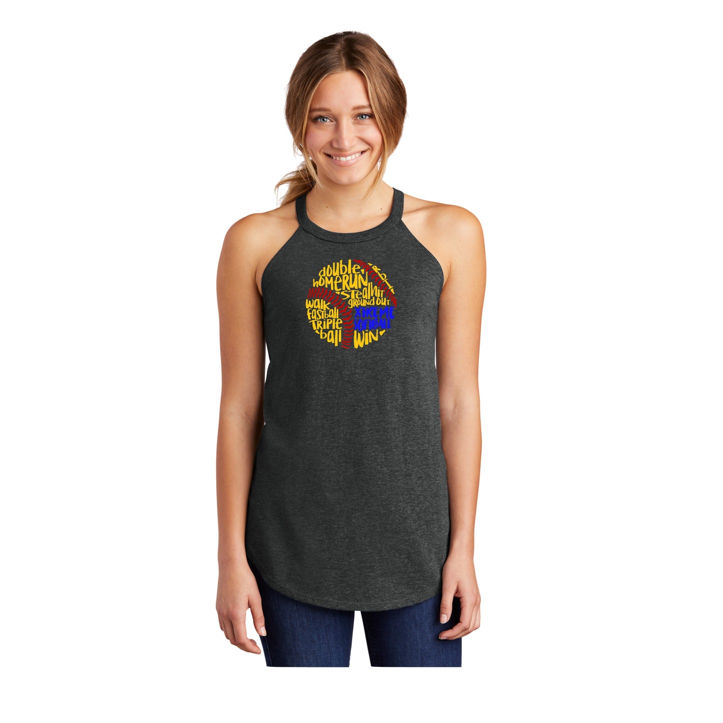 Ladies - Perfect Tri ® Rocker Tank - (Xtreme Softball)