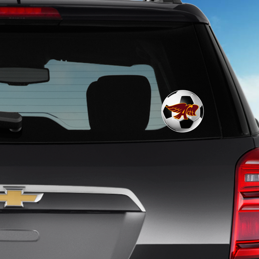 Vinyl Decal - (Ankeny Hawks Soccer)