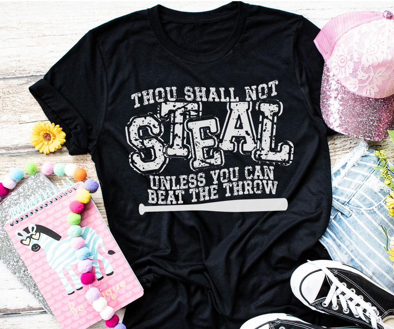 Adult - Unisex Tee (Thou shall not Steal)