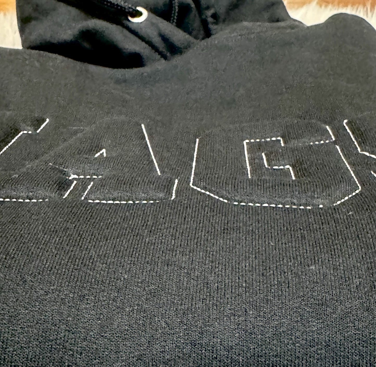 Availalbe Now - Centennial Jags -  Embossed Embroidered Hoodie (Size Lg - Black)