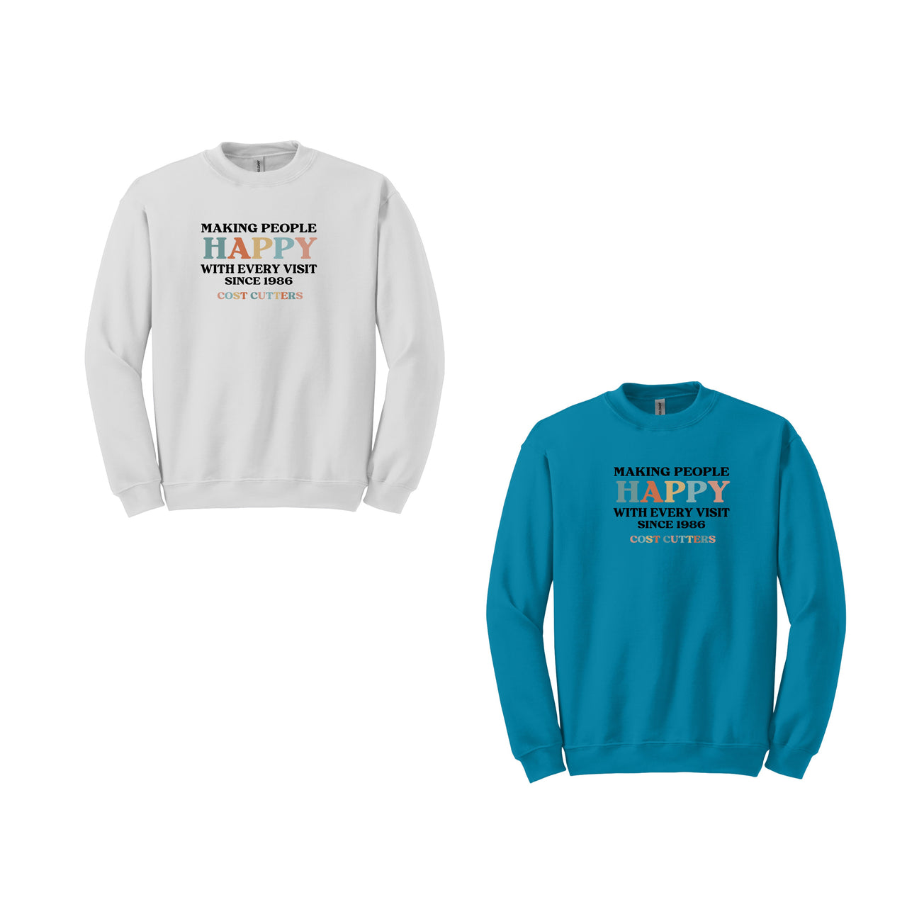 Adult - Crewneck Sweatshirt up to 5XL (Cost Cutters)